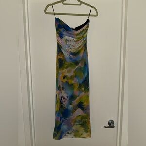 Zara strapless dress